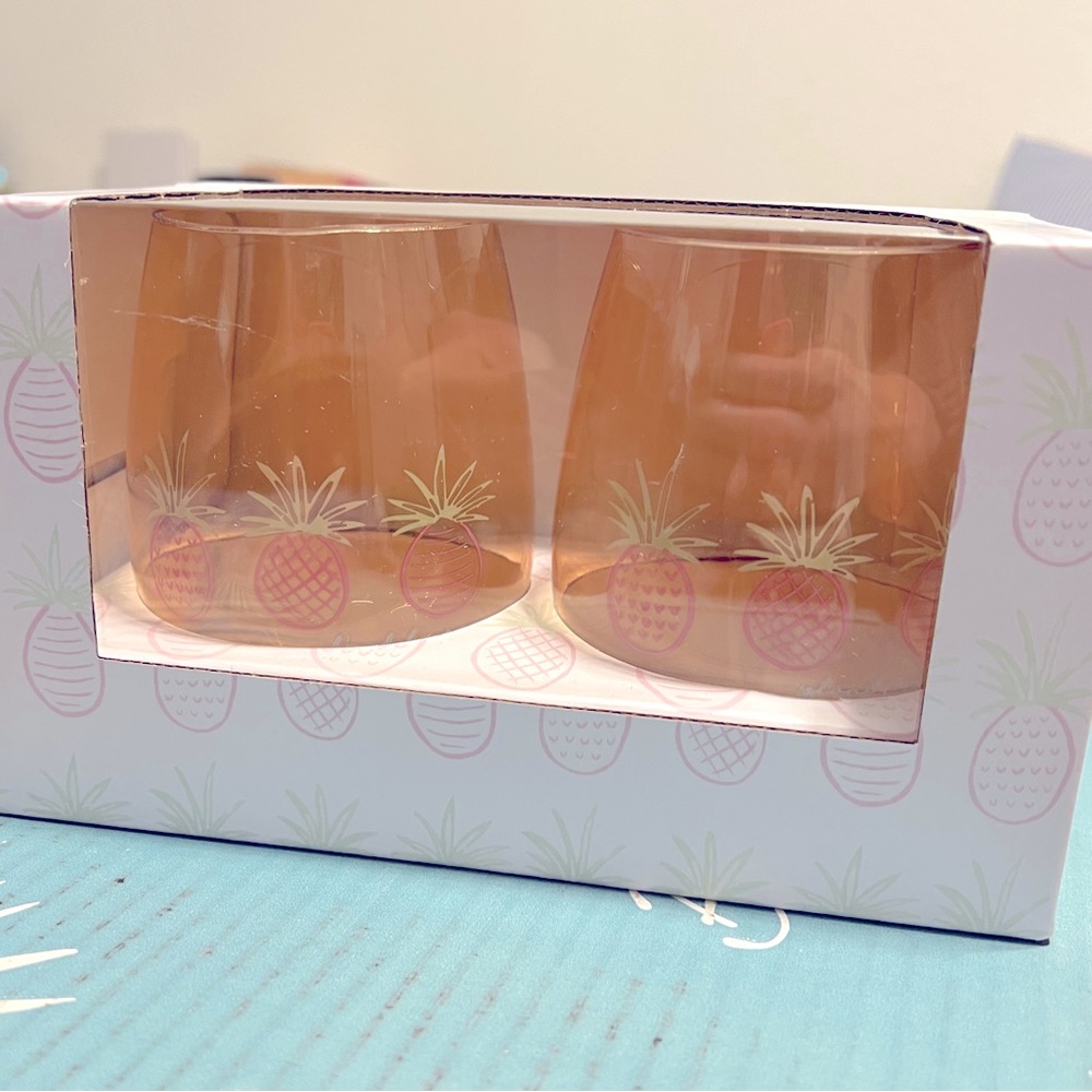 TRES PIÑA TUMBLER SET by Island House Co Wine Glasses